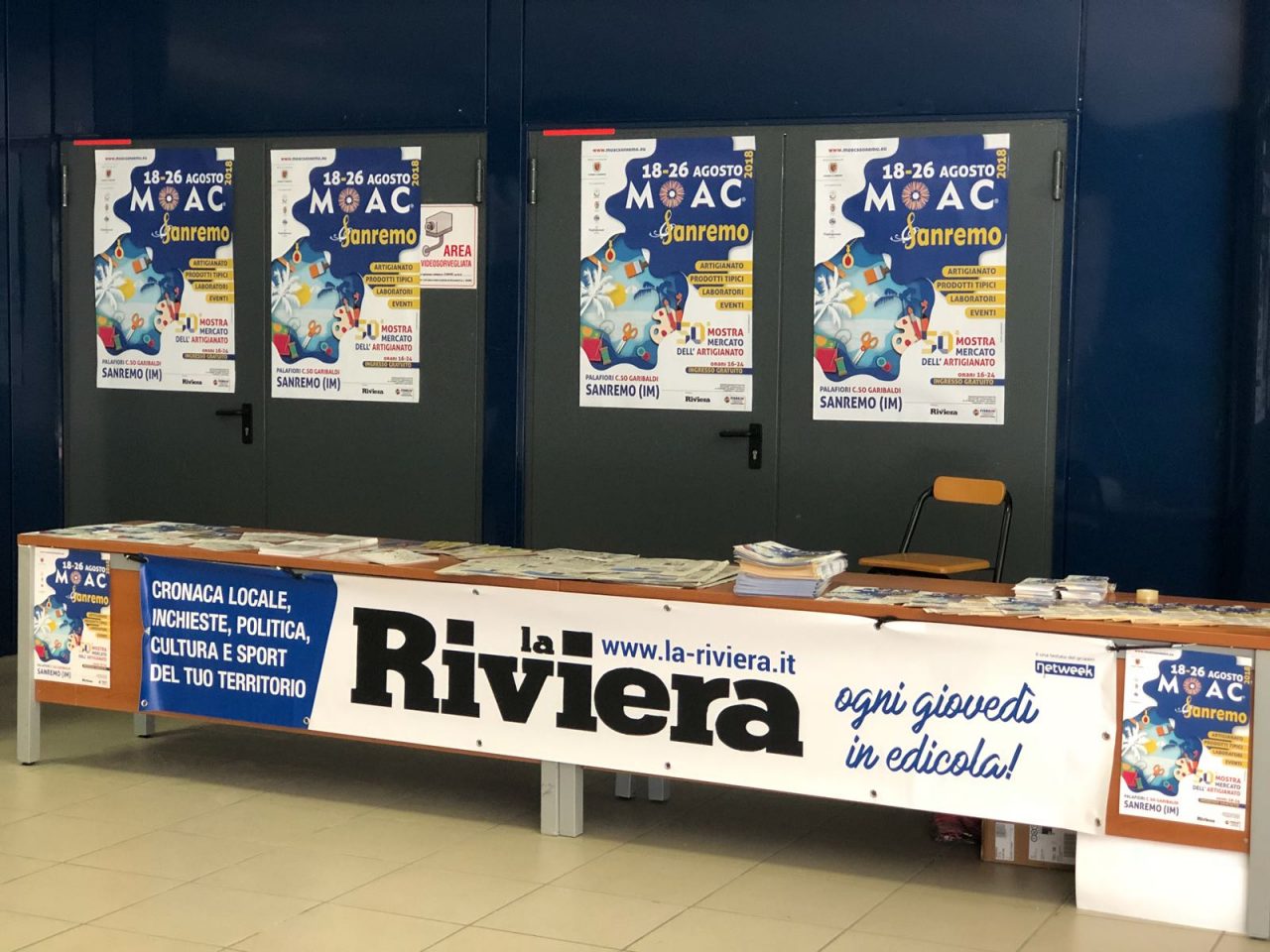 La Riviera al Moac di Sanremo 2018