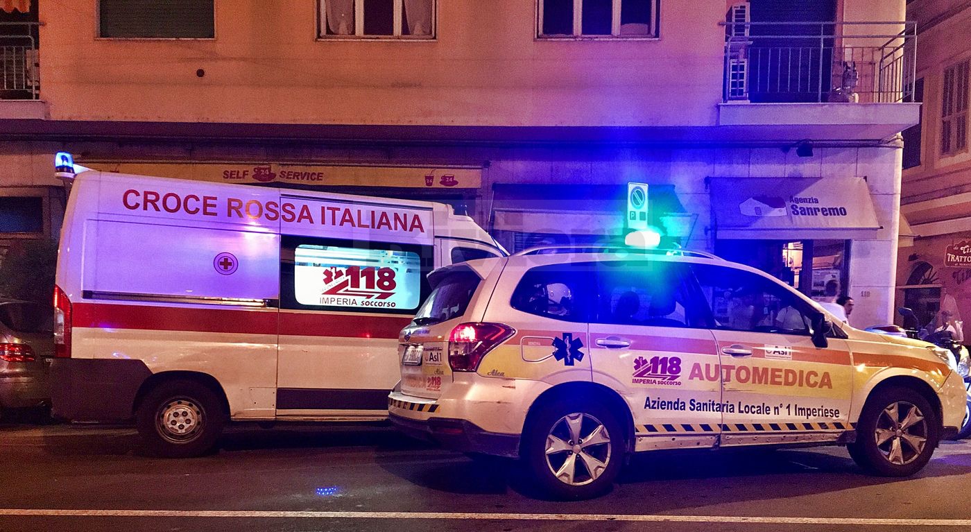 batch_Incidente Sanremo via Roma pedone investito notturna_risultato