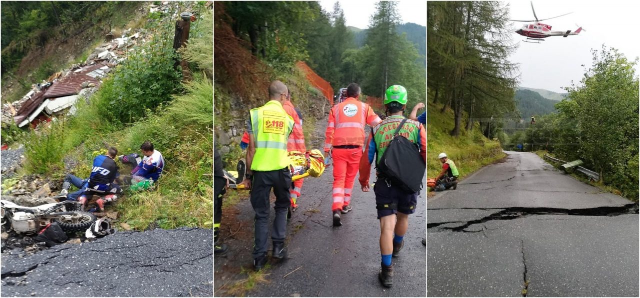 Morto motociclista finito nel dirupo: si trovava nella zona rossa per frana
