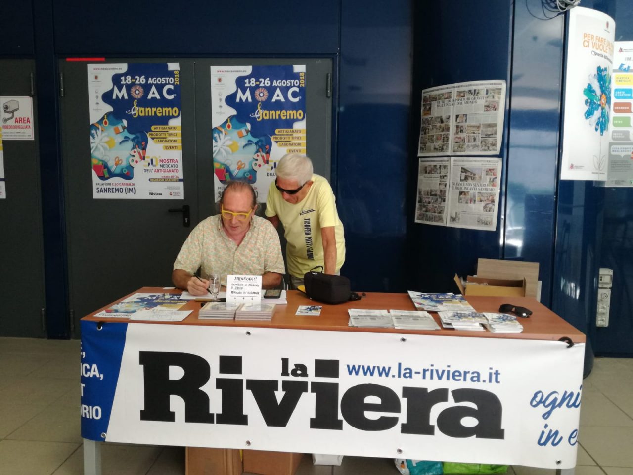 Il vignettista Palex ospite de La Riviera al Moac