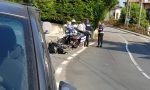 Scontro auto moto a Sanremo