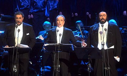 Omaggio a Pavarotti: tre tenori sulla scena a Villa Scarsella