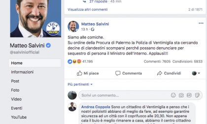Polizia a "caccia" dei Diciotti, Salvini "Siamo alle comiche"