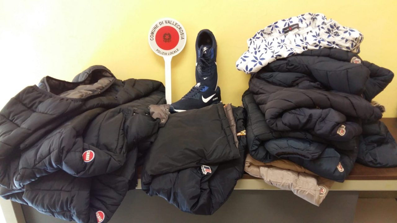 Migliaia di articoli sequestrati verranno distrutti dalla Municipale