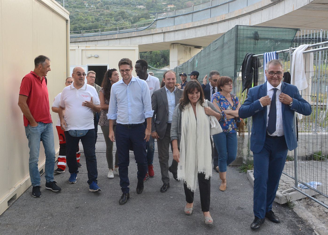 Sottosegretario al Ministero dell'Interno Nicola Molteni Campo Roja Ventimiglia migranti settembre 2019_26_risultato