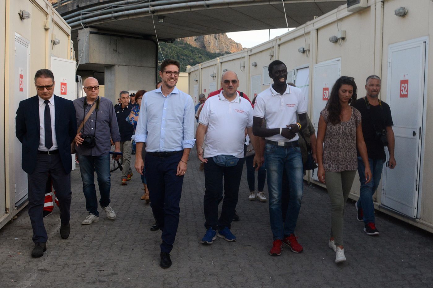 Sottosegretario al Ministero dell'Interno Nicola Molteni Campo Roja Ventimiglia migranti settembre 2019_32_risultato