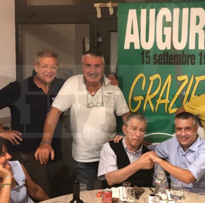 Delegazione di Diano Marina al compleanno di Umberto Bossi