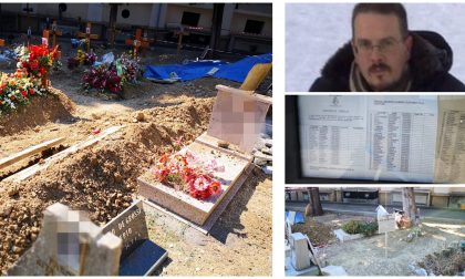 Cimitero Oneglia: lapidi rimesse a posto dopo la protesta dei familiari