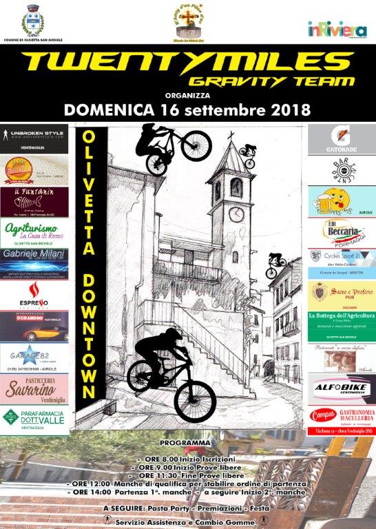 Olivetta Downtown: sabato festa internazionale della bici