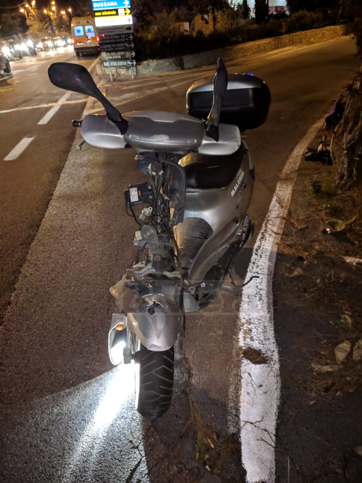 1 Incidente Bussana scooter Camper albanese Sanremo_04