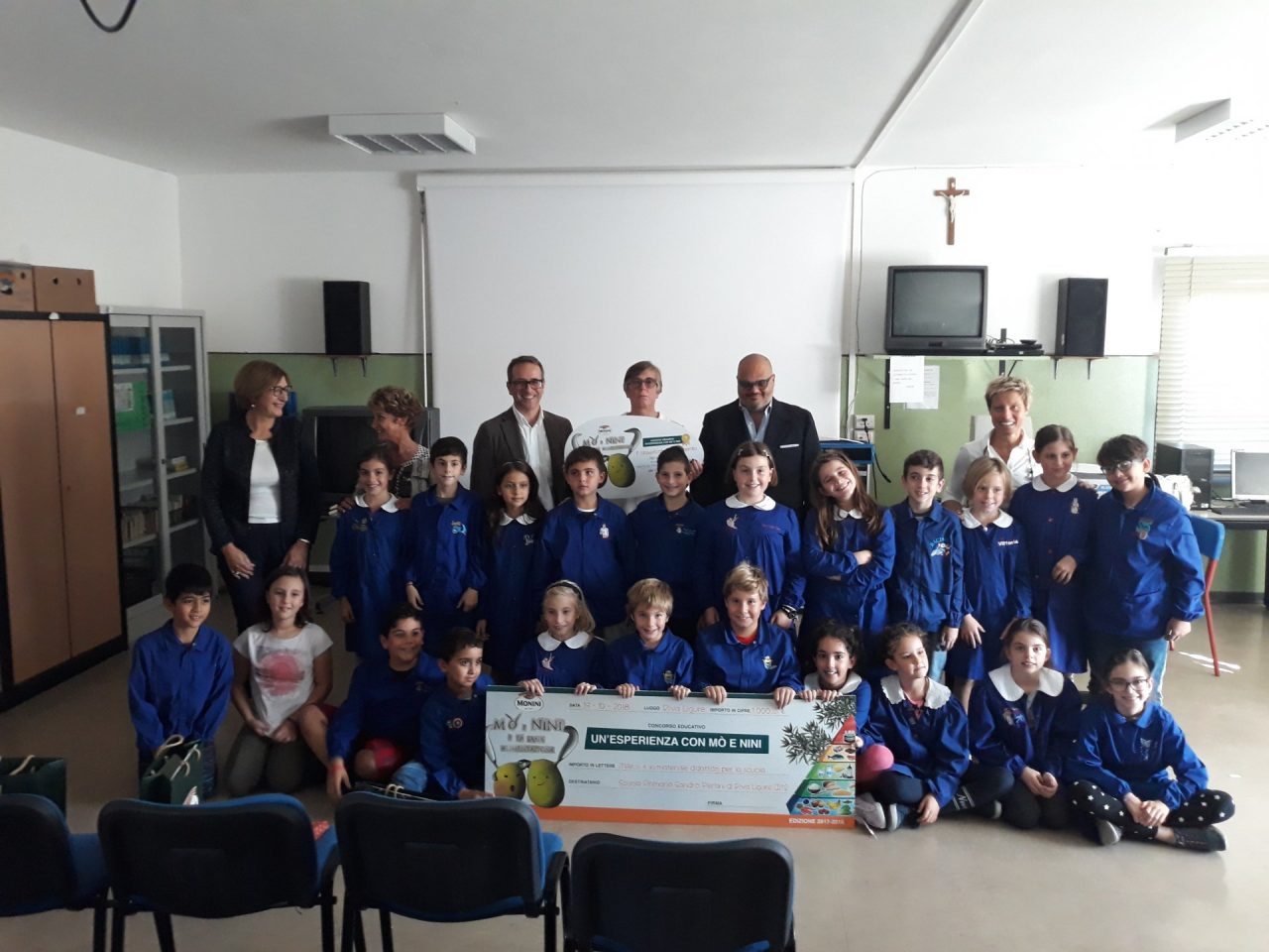 Classe IV della scuola primaria S.Pertini di Riva Ligure vince il concorso nazionale Monini