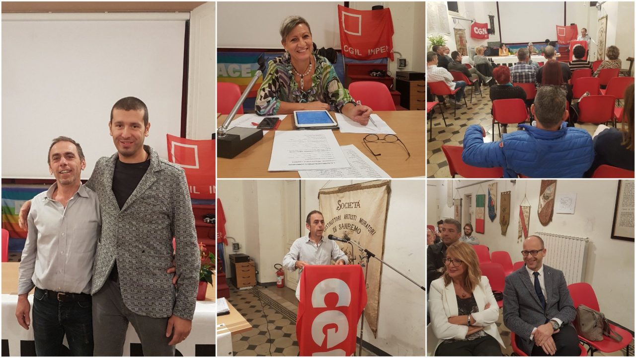 CGIL Imperia oggi la quinta giornata dei congressi