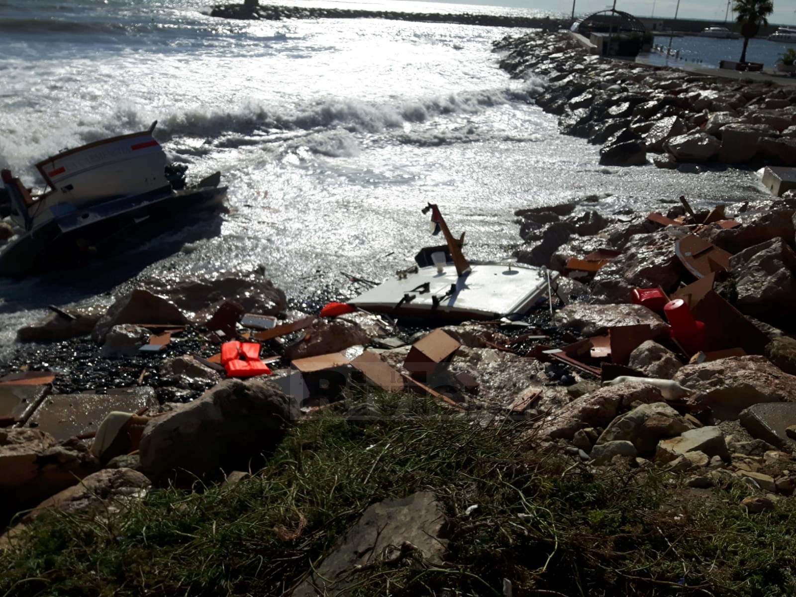 Mentone Garavan Mareggiata ottobre 2018
