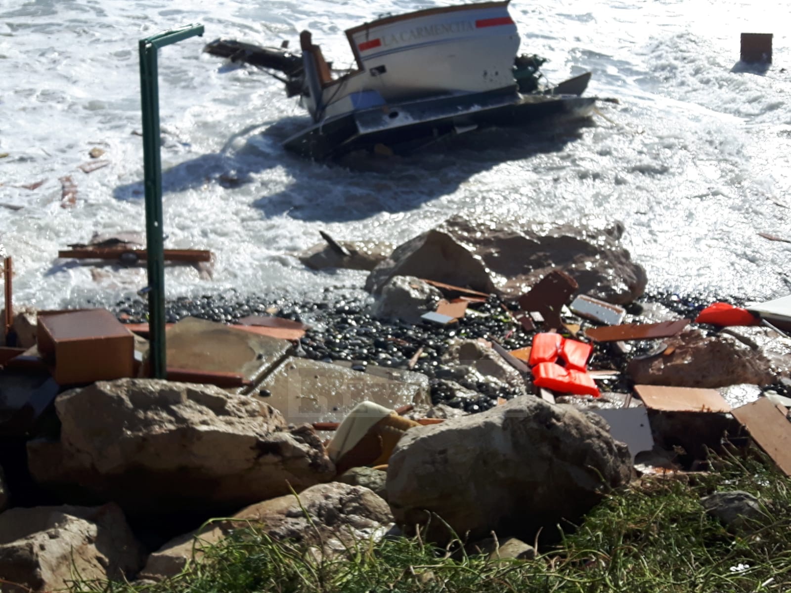 Mentone Garavan Mareggiata ottobre 20184