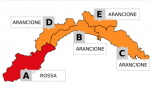 Maltempo nel Ponente è allerta fino a stasera