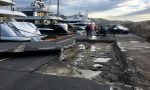 Portosole di Sanremo devastato dalla mareggiata di questa notte - Foto e video
