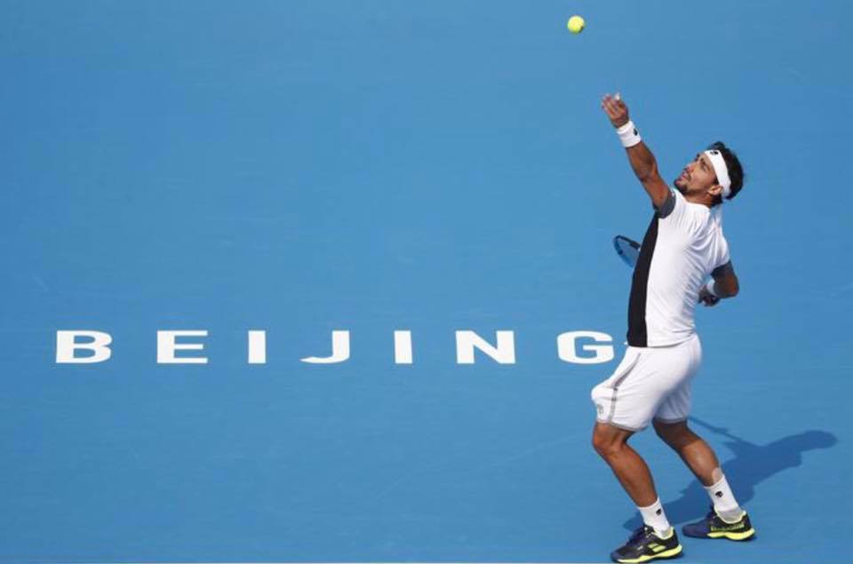 Brutte notizie per Fognini oggi in semifinale con Del Potro. Addio ai 7 milioni di Shanghai
