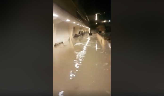 Mareggiata Montecarlo – Palestra vip completamente allagata. Il video shock del gestore