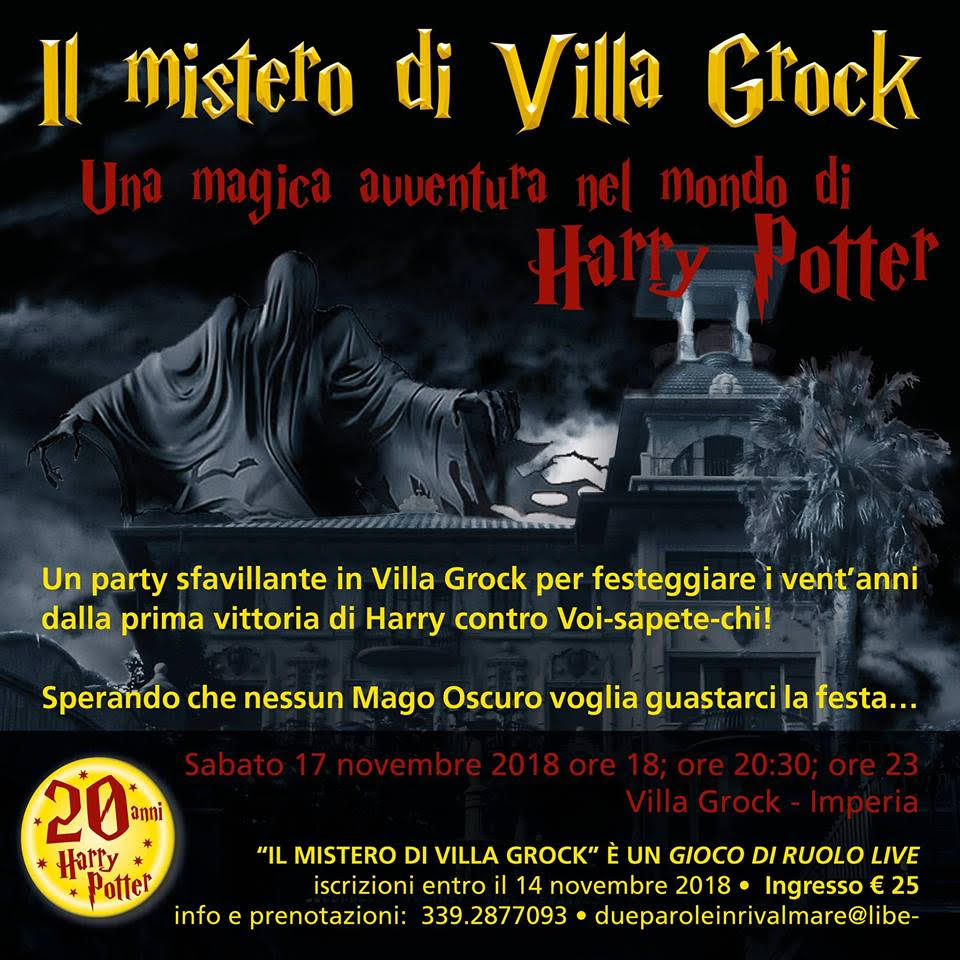 Grock festeggia i 20 anni di Harry Potter