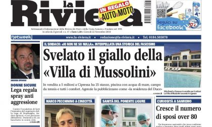 Il nuovo numero de La Riviera da oggi in edicola