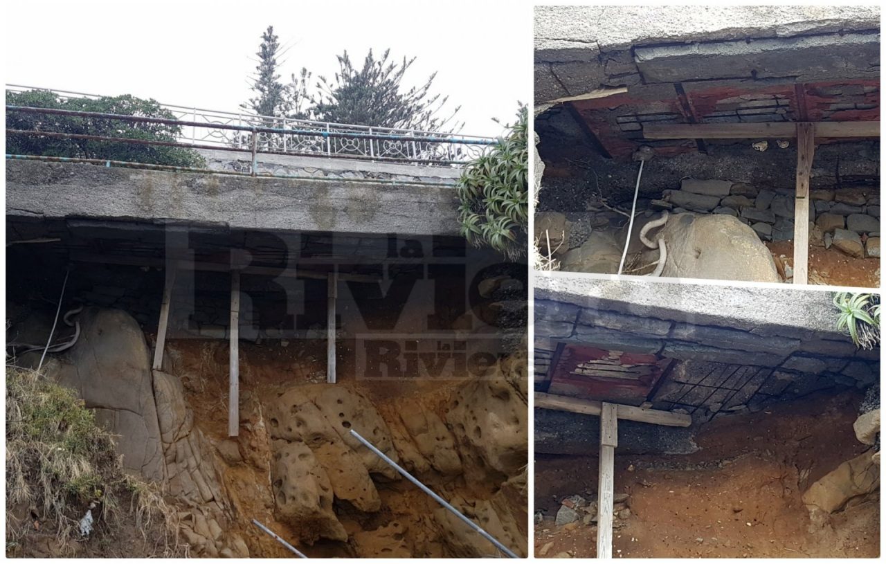 Rischia di crollare: chiuso passaggio pedonale a Sant’Ampelio