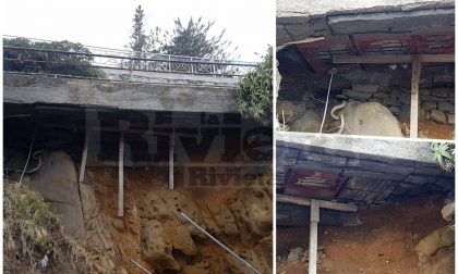 Rischia di crollare: chiuso passaggio pedonale a Sant'Ampelio