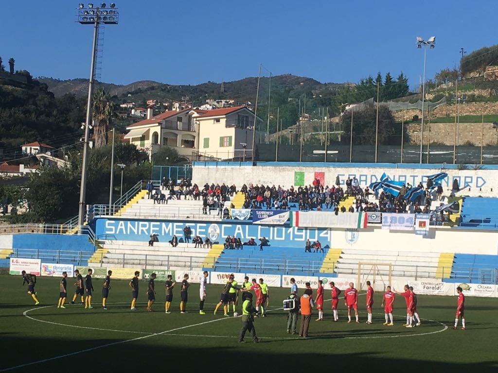 Catena di vittorie per la Sanremese, Arconatese k.o. al Comunale (2-0)