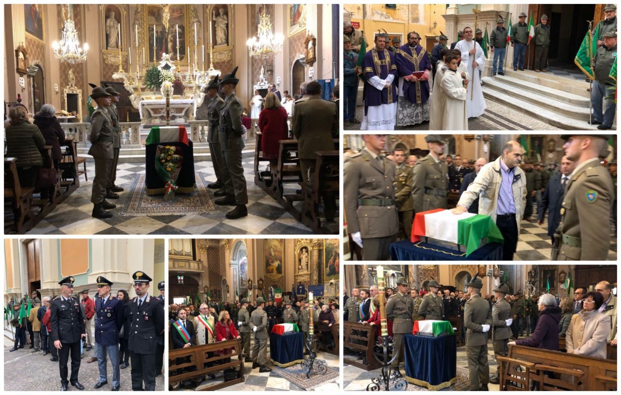 L’addio all’alpino Ramoino, 75 anni dopo la morte in Russia