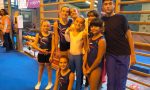 Le atlete della Ginnastica Riviera dei Fiori alla prova di Milano per i campionati nazionali