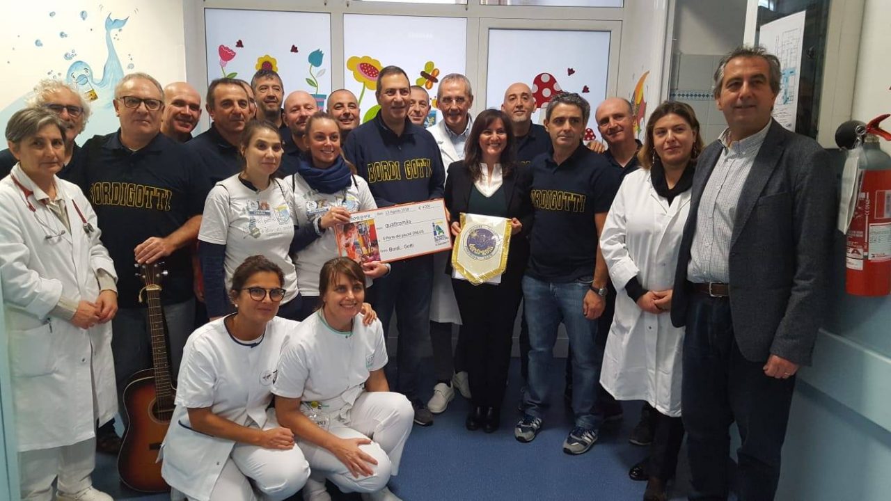 I BordiGotti donano  4mila euro al reparto di Pediatria