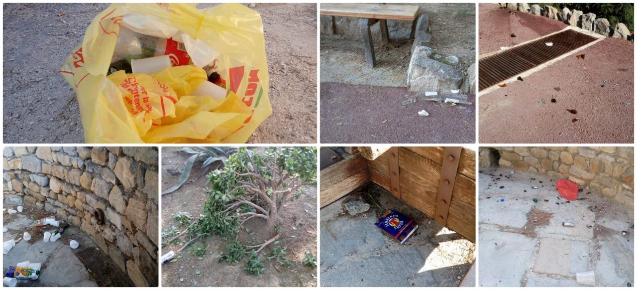 Notti a base di alcol e vandalismo in Pineta a Bordighera