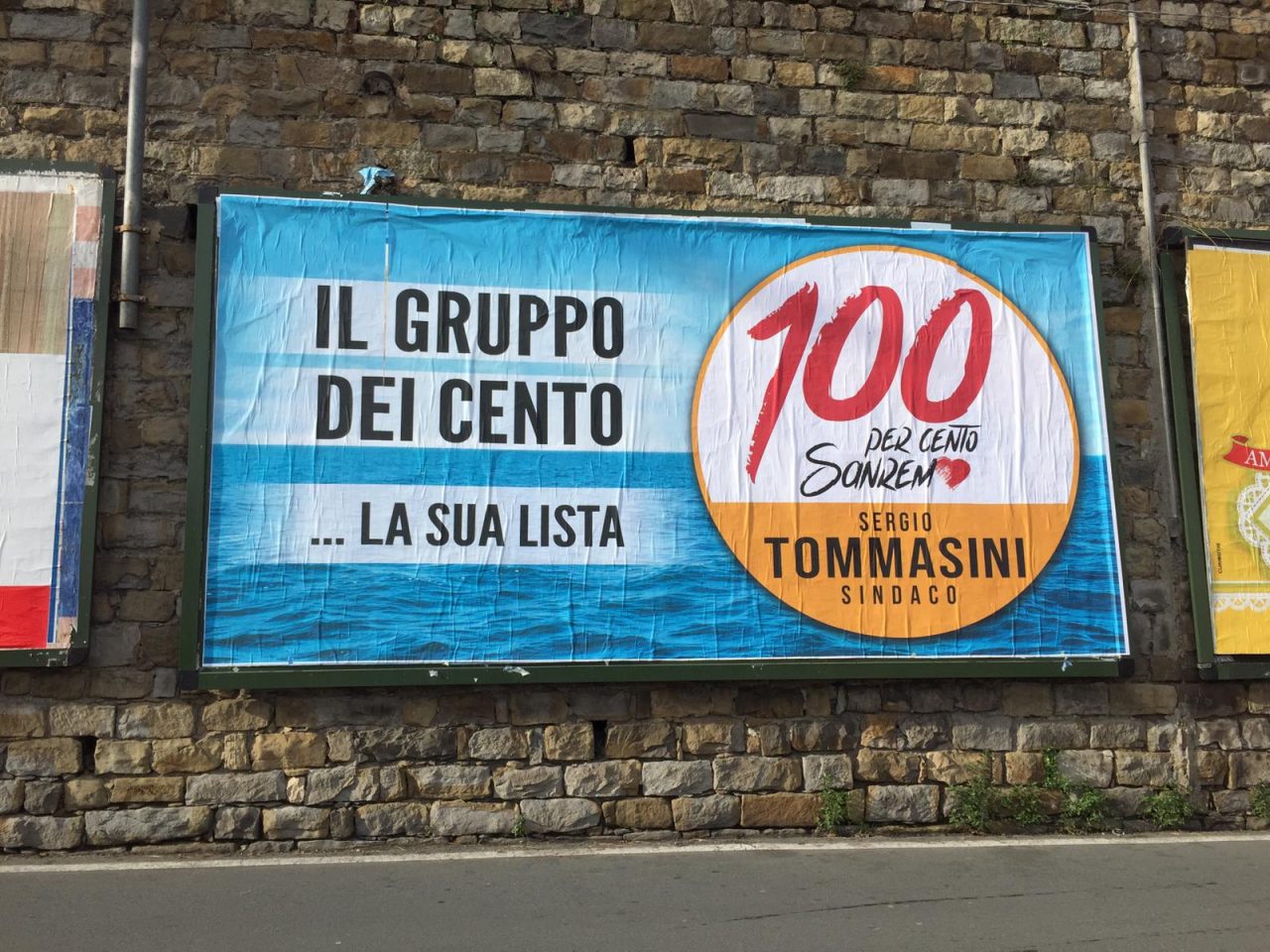 Gruppo dei 100, affissi i nuovi manifesti: “una dichiarazione d’amore per Sanremo”