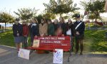 Due panchine rosse inaugurate al parco urbano di Imperia