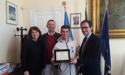 Bordighera: sindaco incontra il giovane campione Davide Soreca