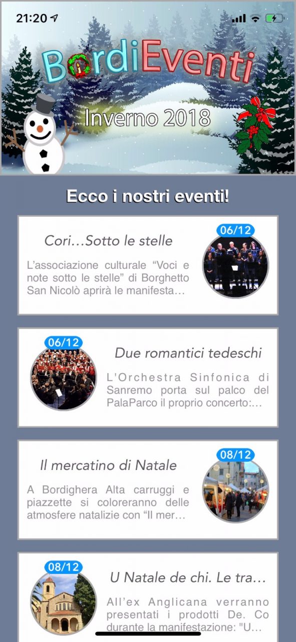 Volontari creano la app “BordiEventi” per Apple e Android