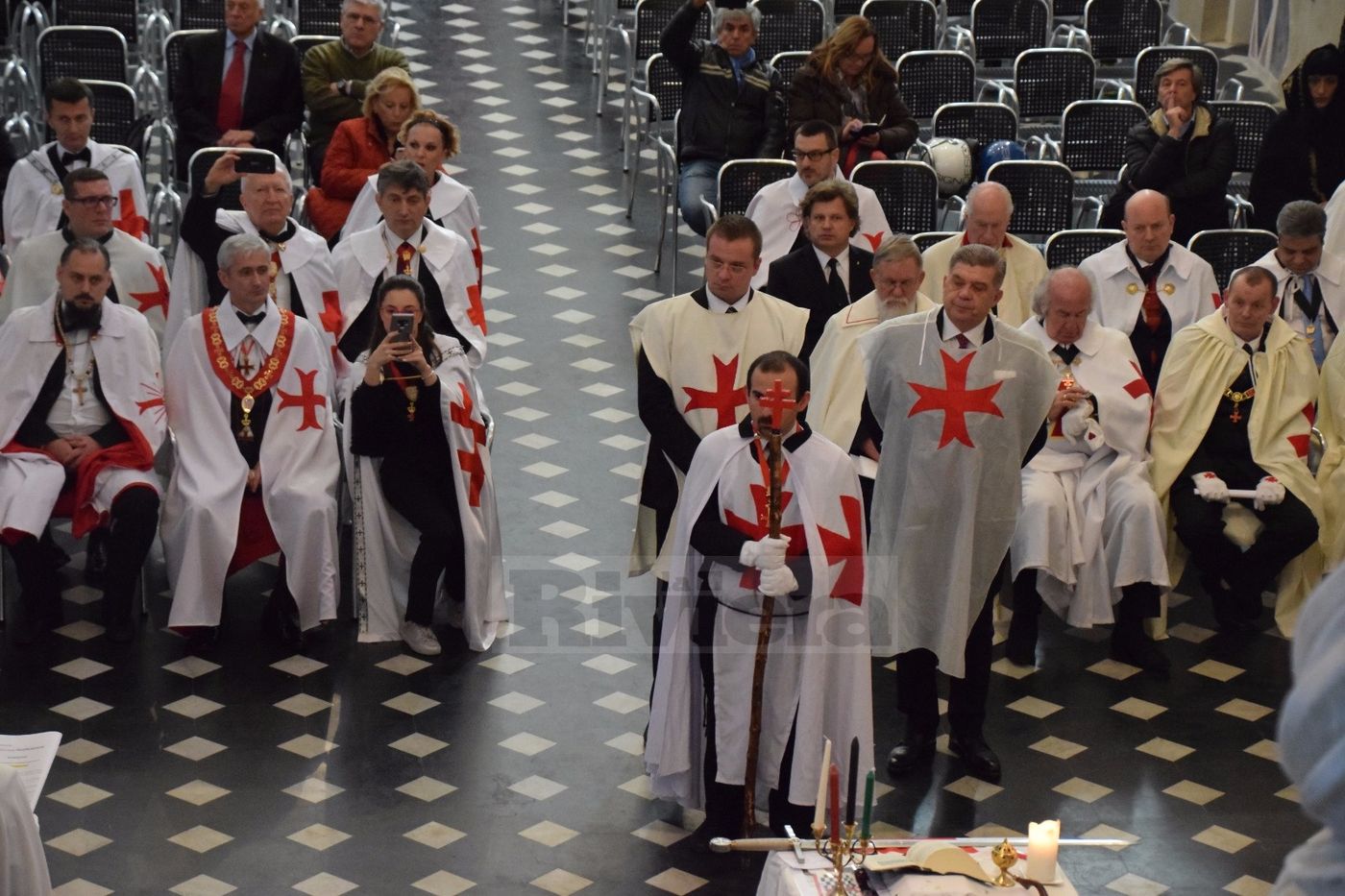 Cavalieri Templari ex chiesa San Francesco Ventimiglia 1 dicembre 2018