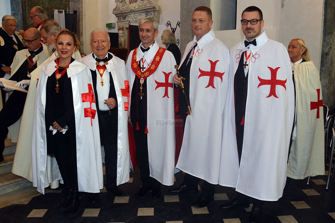 Cavalieri Templari ex chiesa San Francesco Ventimiglia 1 dicembre 2018
