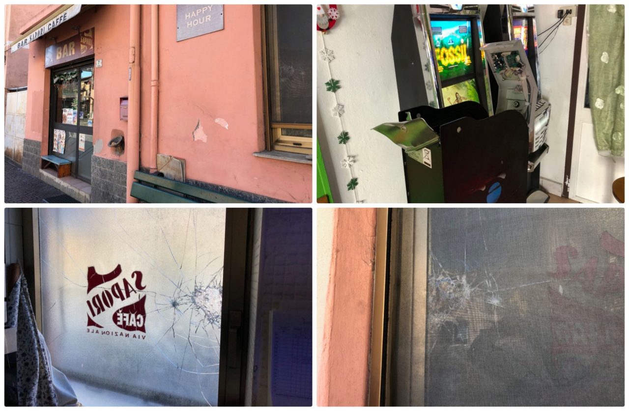 Furto con spaccata in un noto bar di Imperia