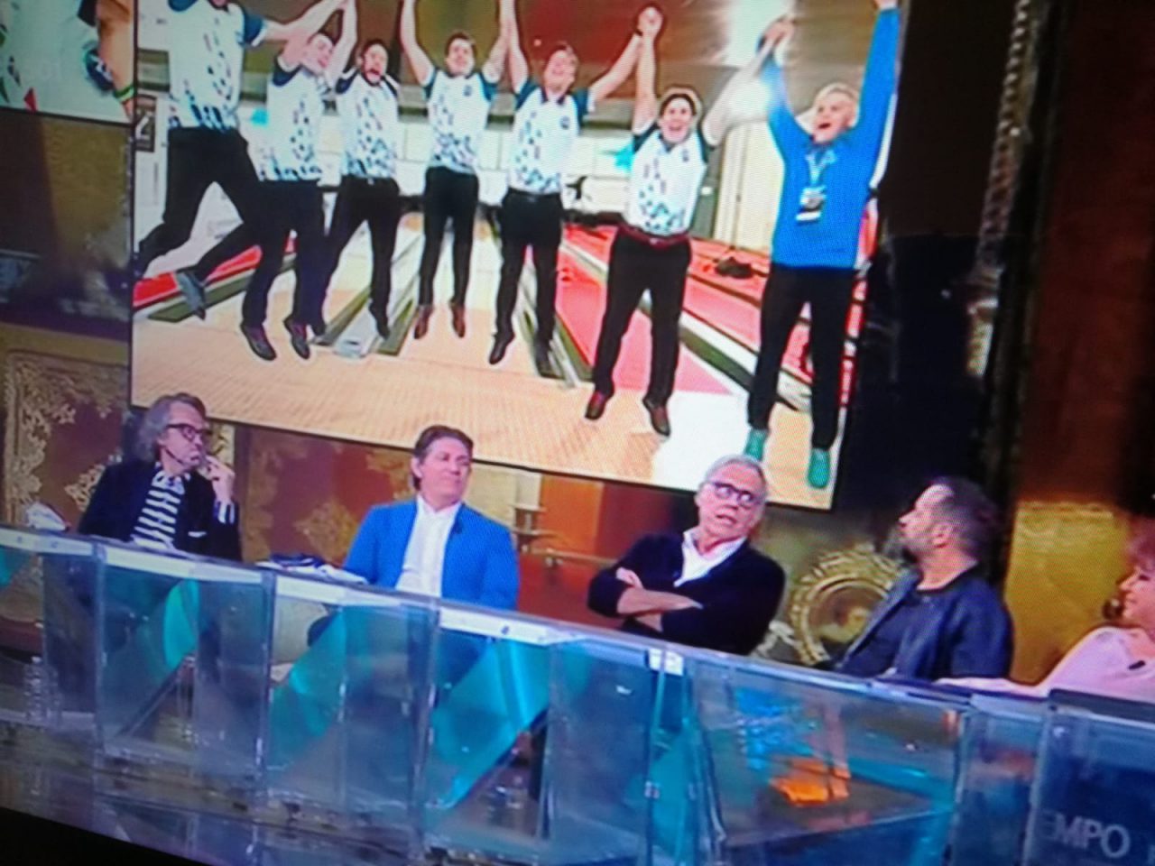 Il capitano della nazionale di bowling al “tavolo” di Che Tempo che Fa