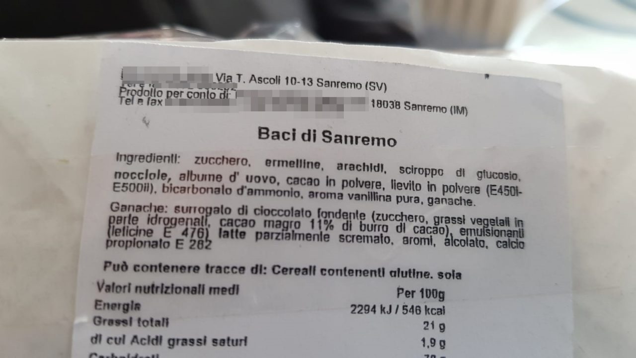 Baci di Sanremo… in provincia di Savona
