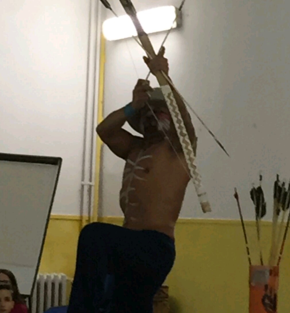 Bambini sanremesi incontrano l’Indio Atuka