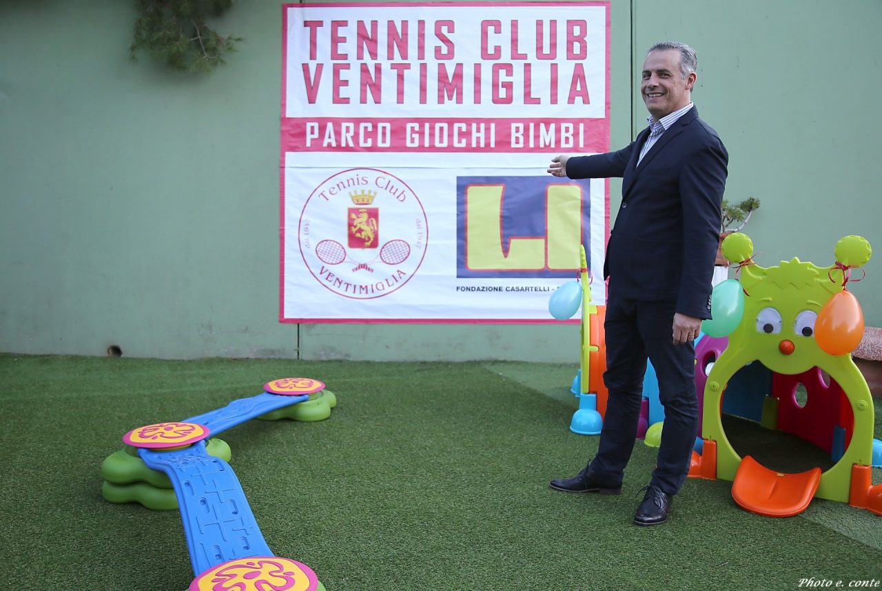 Inaugurato il parco giochi per bimbi al Tennis Club Ventimiglia