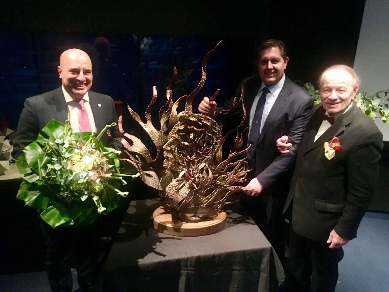 I fiori della Liguria sul palco dei premi Nobel a Stoccolma