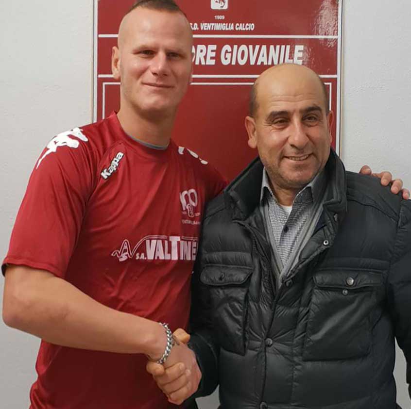 L’ultraquarantenne Pietro Daddi firma per il Ventimiglia Calcio