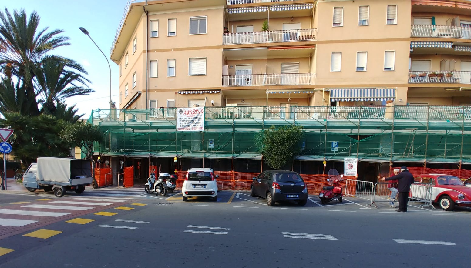 Posti auto parcheggi polemica Bordighera