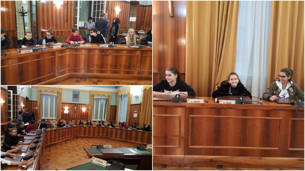 I ragazzi della scuola Nobel consiglieri comunali per un giorno