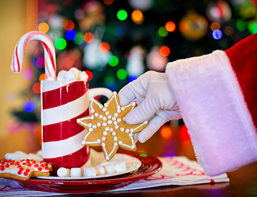 A Ventimiglia per scattare una foto con Babbo Natale