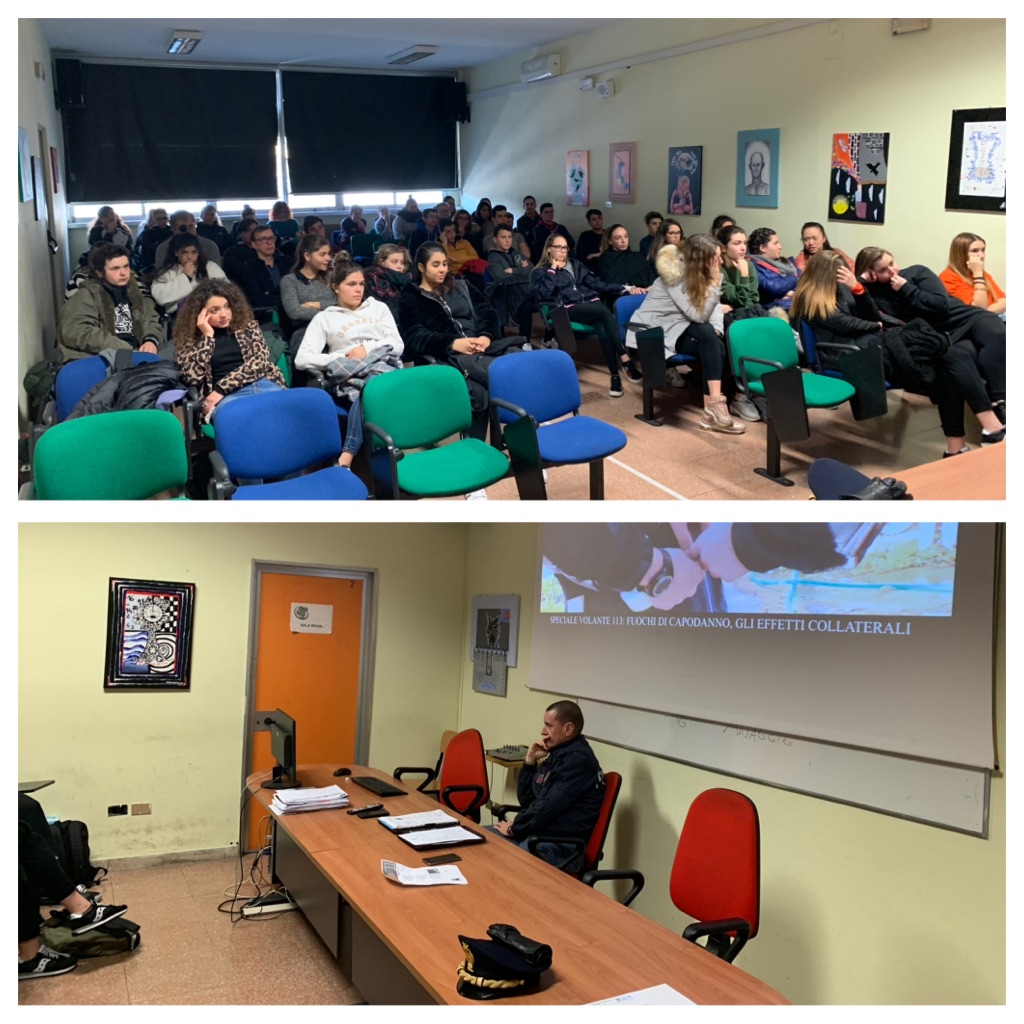 Botti pericolosi: a lezione con la Polizia di Stato