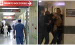 Rissa pronto soccorso Sanremo - Video di un paziente in attesa durante intervento Polizia