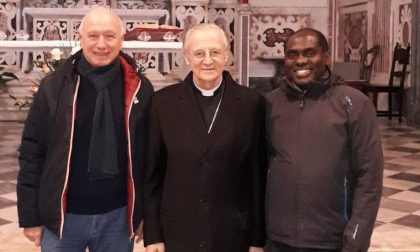 La comunità favalese a Sanremo incontra monsignor Careggio alla messa in genovese